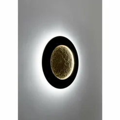 Applique murale Holländer LUNA LED Brun, Or, Noir, 2 lumières