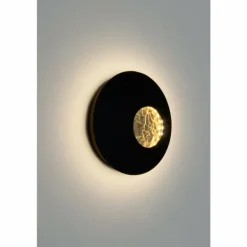 Applique murale Holländer LUNA LED Brun, Or, Noir, 2 lumières