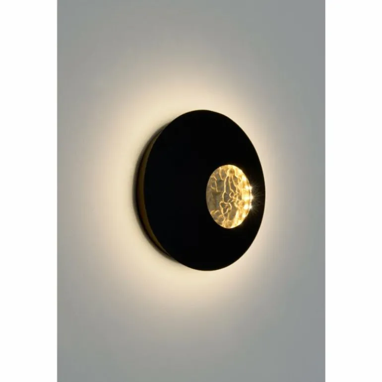 Applique murale Holländer LUNA LED Brun, Or, Noir, 2 lumières