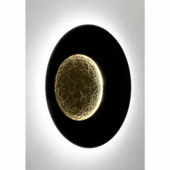 Applique murale Holländer LUNA LED Brun, Or, Noir, 2 lumières