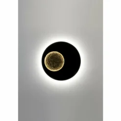 Applique murale Holländer LUNA LED Brun, Or, Noir, 2 lumières