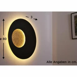 Applique murale Holländer LUNA LED Brun doré, 1 lumière