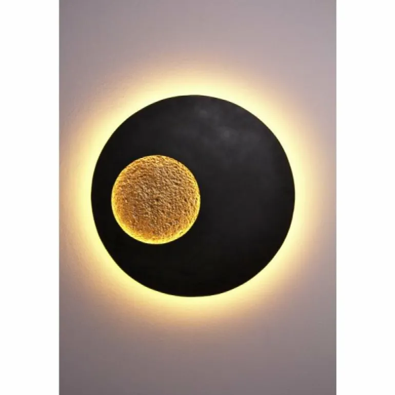 Applique murale Holländer LUNA LED Brun doré, 1 lumière