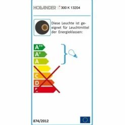Applique murale Holländer LUNA LED Brun doré, 1 lumière