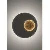 Applique murale Holländer LUNA LED Brun doré, Noir, 1 lumière