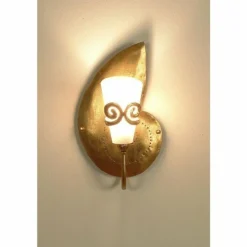 Applique murale Holländer DOPPIONE LINKS Or, 1 lumière