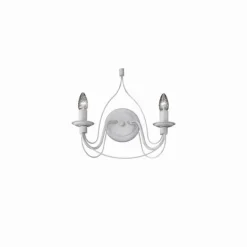 Applique murale Ideal Lux CORTE Blanc, 2 lumières