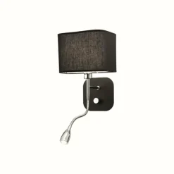 Applique murale Ideal Lux HOLIDAY LED Noir, 1 lumière