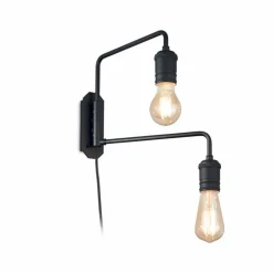 Applique murale Ideallux TRIUMPH Noir, 2 lumières