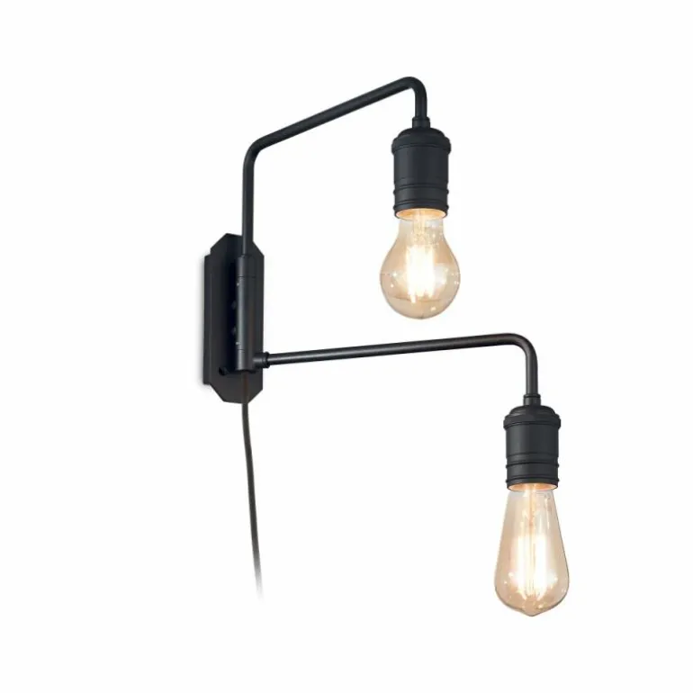 Applique murale Ideallux TRIUMPH Noir, 2 lumières