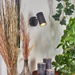 Applique murale Javel Noir, 1 lumière