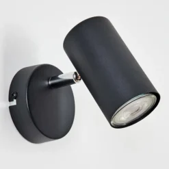 Applique murale Javel Noir, 1 lumière