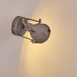 Applique murale Jonsered LED Gris, Noir, Pierre, 1 lumière