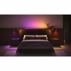 Applique murale Kit de base Philips Hue Perifo LED Noir, 3 lumières, Changeur de couleurs