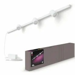 Applique murale Kit de base Philips Hue Perifo LED Blanc, 3 lumières, Changeur de couleurs