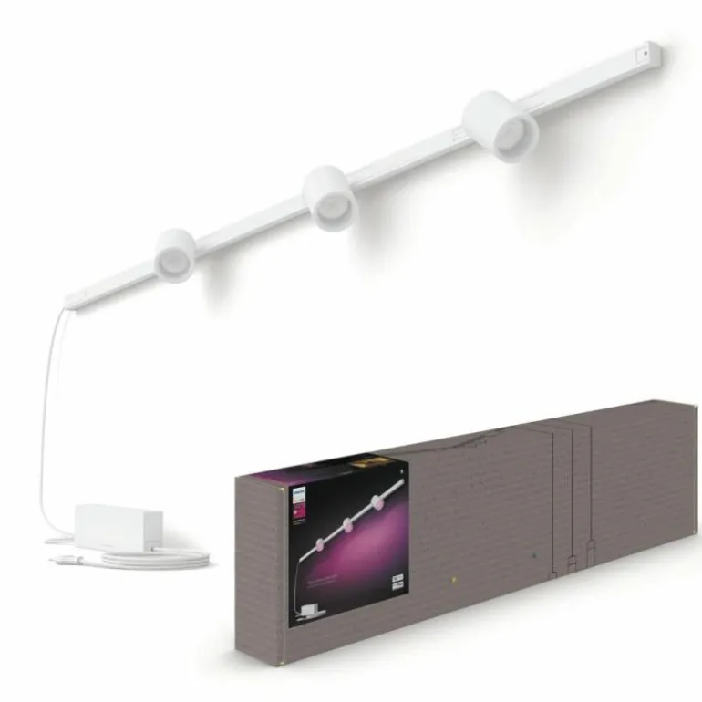 Applique murale Kit de base Philips Hue Perifo LED Blanc, 3 lumières, Changeur de couleurs