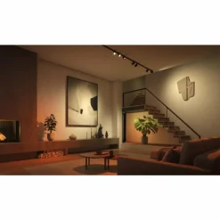 Applique murale Kit de base Philips Hue Perifo LED Noir, 3 lumières, Changeur de couleurs