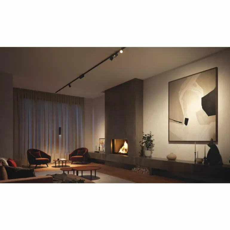 Applique murale Kit de base Philips Hue Perifo LED Noir, 3 lumières, Changeur de couleurs
