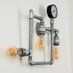 Applique murale Kolyma Gris, 3 lumières