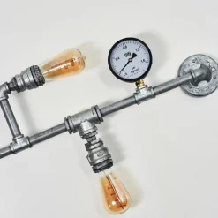 Applique murale Kolyma Noir, Argenté, 5 lumières