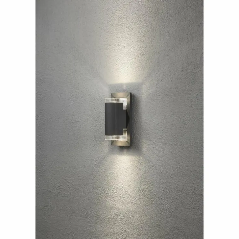 Applique murale Konstsmide Potenza LED Anthracite, 2 lumières