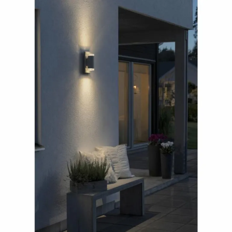 Applique murale Konstsmide Potenza LED Anthracite, 2 lumières
