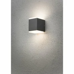 Applique murale Konstsmide Monza LED Anthracite, 2 lumières