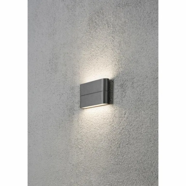 Applique murale Konstsmide Chieri LED Anthracite, 2 lumières