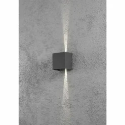 Applique murale Konstsmide Cremona LED Anthracite, 2 lumières