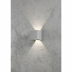 Applique murale Konstsmide Cremona LED Gris, 2 lumières