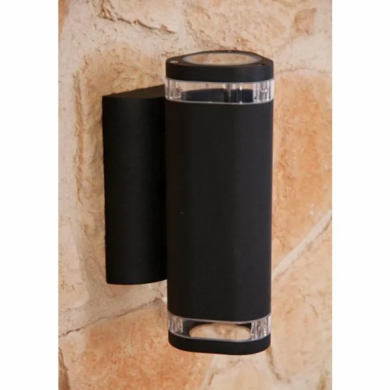 Applique murale Konstsmide Noir, 2 lumières