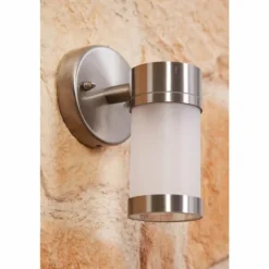 Applique murale Konstsmide Acier inoxydable, 1 lumière