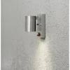 Applique murale Konstsmide Modena Acier inoxydable, 1 lumière, Détecteur de mouvement
