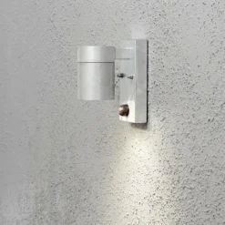 Applique murale Konstsmide Modena Zingué, 1 lumière, Détecteur de mouvement