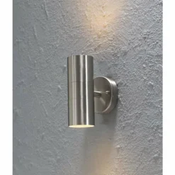 Applique murale Konstsmide Modena Acier inoxydable, 2 lumières