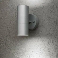 Applique murale Konstsmide Modena Gris, 2 lumières