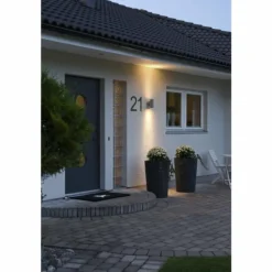 Applique murale Konstsmide Modena Gris, 2 lumières