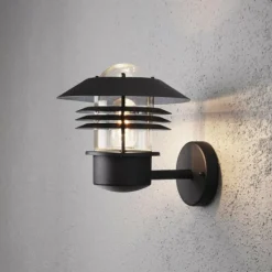 Applique murale Konstsmide Modena Noir, 1 lumière