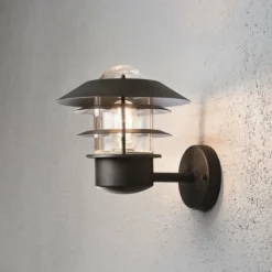 Applique murale Konstsmide Modena Noir, 1 lumière