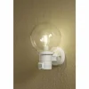 Applique murale Konstsmide Nemi Blanc, 1 lumière, Détecteur de mouvement