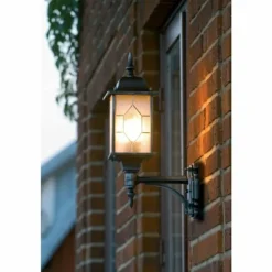 Applique murale Konstsmide Milano Noir, 1 lumière