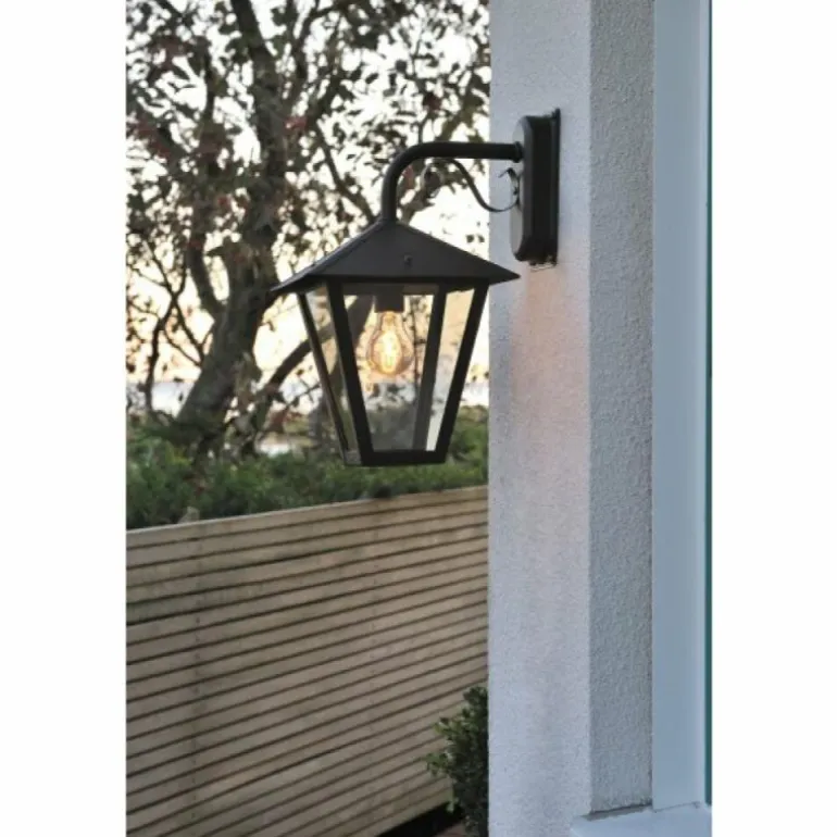 Applique murale Konstsmide Benu Noir, 1 lumière