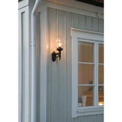 Applique murale Konstsmide Orion Noir, 1 lumière