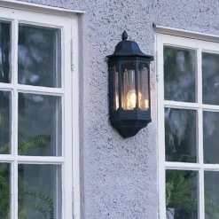 Applique murale Konstsmide Pallas Noir, 1 lumière