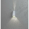 Applique murale Konstsmide Imola LED Gris, 2 lumières