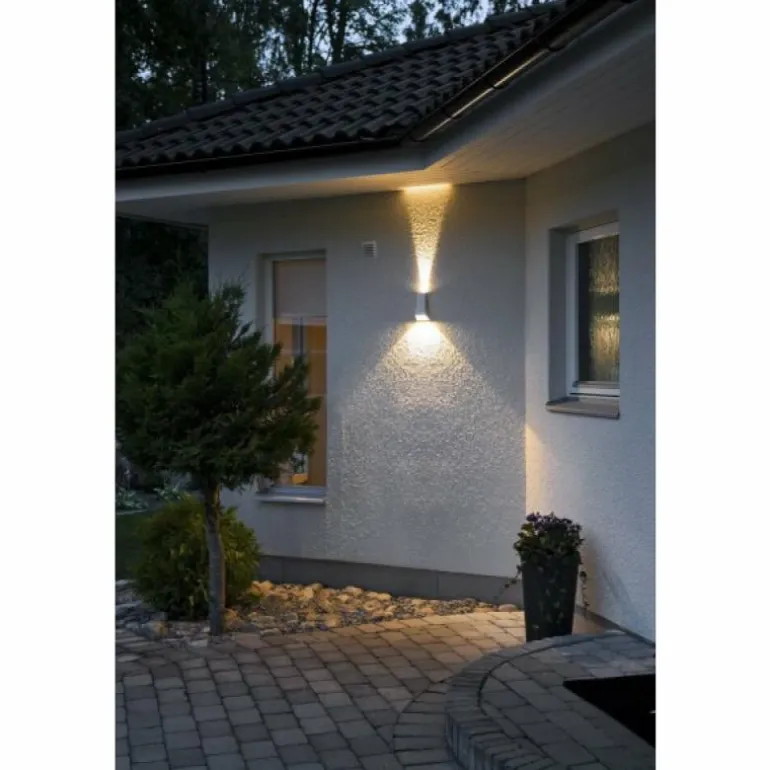 Applique murale Konstsmide Imola LED Gris, 2 lumières
