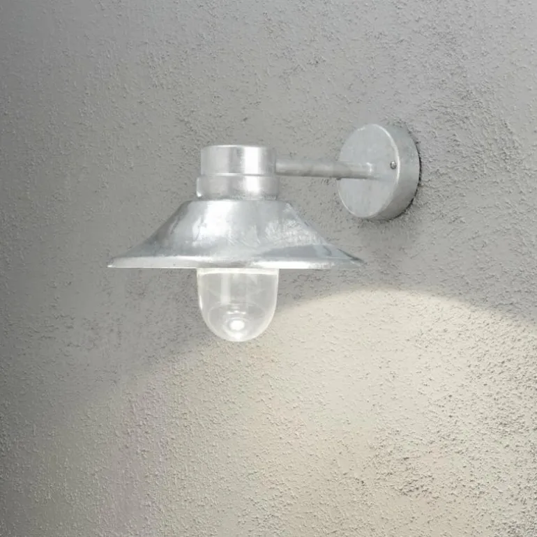 Applique murale Konstsmide Vega LED Zingué, 1 lumière