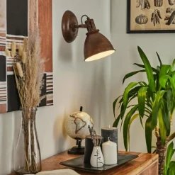 Applique murale Koppom Rouille, 1 lumière