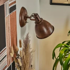 Applique murale Koppom Rouille, 1 lumière