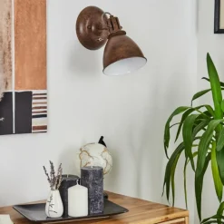 Applique murale Koppom Rouille, 1 lumière